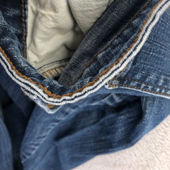 Levis Womens The Original Jean Jeans Size 8 Blue Denim Skinny Legging Casual - Picture 11 of 16